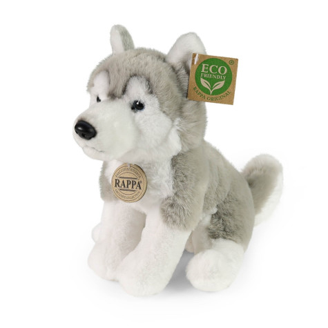 Rappa Plyšový pes husky sedící 23 cm SOFT COLLECTION, ECO-FRIENDLY ~ 2