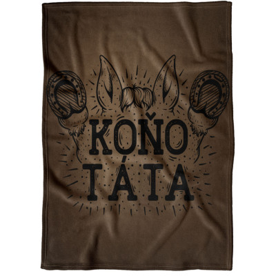 Deka 200 x 140 cm - Koňo - táta
