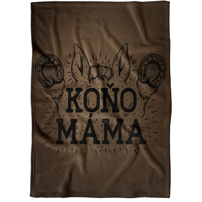 Deka 200 x 140 cm - Koňo - máma