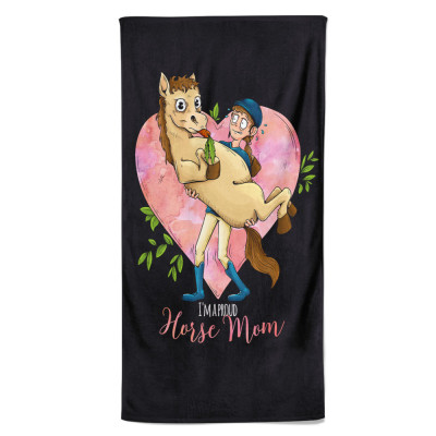 Osuška 140 x 70 cm - Horse mom