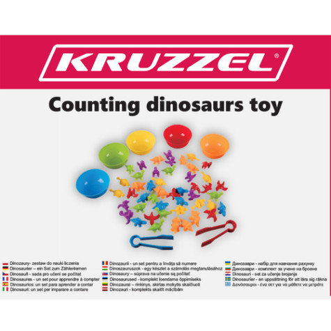 Dinosauři sada pro počítání a výuku Kruzzel 22496 ~ 11