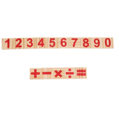 Dřevěná vzdělávací hra s čísly Kruzzel 22447 ~ 9