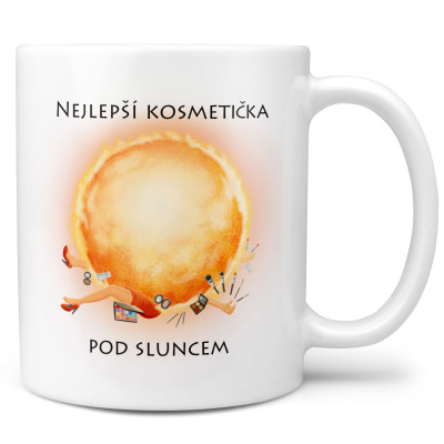 Hrnek 330 ml - Nejlepší kosmetička pod sluncem