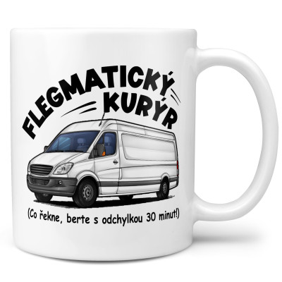 Hrnek 330 ml - Flegmatický kurýr