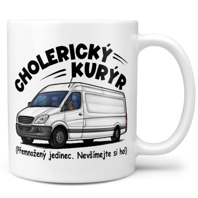 Hrnek 330 ml - Cholerický kurýr