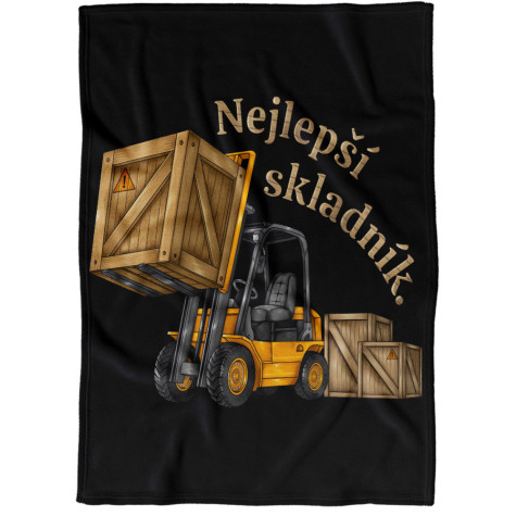 Deka 200 x 140 cm - Nejlepší skladník ~ 1