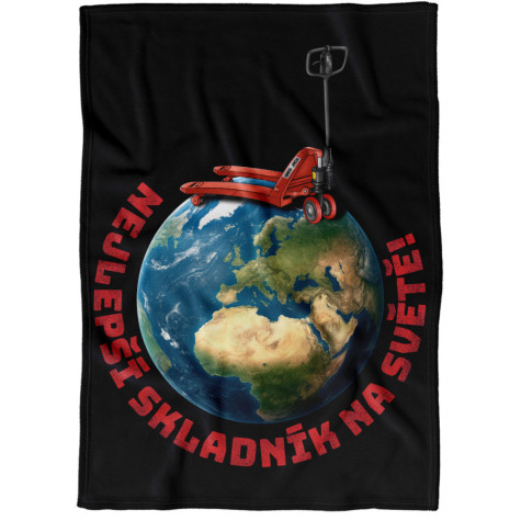 Deka 200 x 140 cm - Nejlepší skladník - paleťák ~ 1