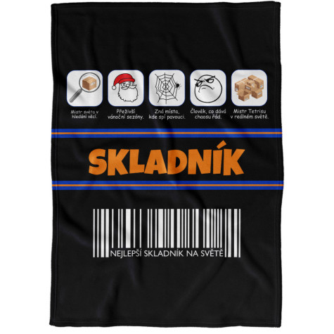 Deka 200 x 140 cm - Skladník 100% ~ 1