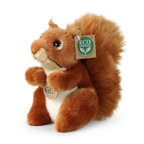 Rappa Plyšová veverka sedící 18 cm ECO-FRIENDLY ~ 1