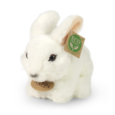 Rappa Plyšový králík bílý 18 cm ECO-FRIENDLY ~ 1
