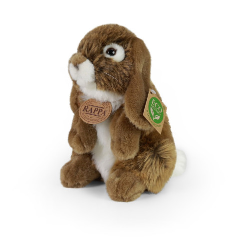 Rappa Plyšový králík hnědý stojící 18 cm ECO-FRIENDLY ~ 1