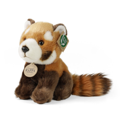Rappa Plyšová panda červená sedící 18 cm ECO-FRIENDLY ~ 1