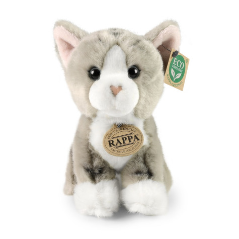 Rappa Plyšová kočka šedá 18 cm ECO-FRIENDLY ~ 2