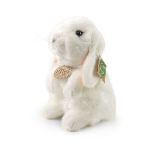 Rappa Plyšový králík bílý stojící 18 cm ECO-FRIENDLY ~ 1