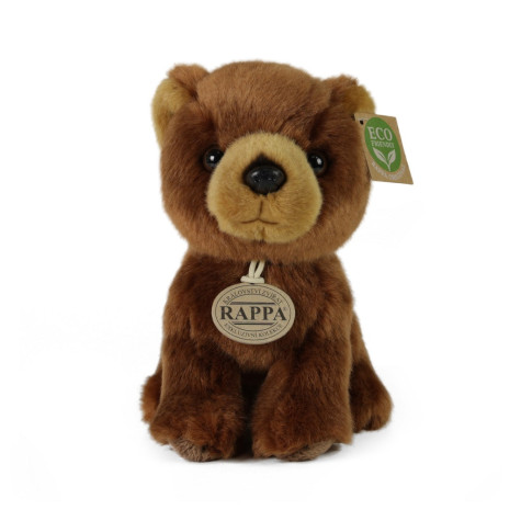 Rappa Plyšový medvěd hnědý 18 cm ECO-FRIENDLY ~ 1