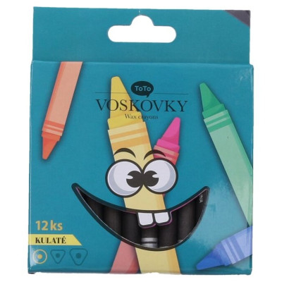 Voskovky 12 ks kulaté