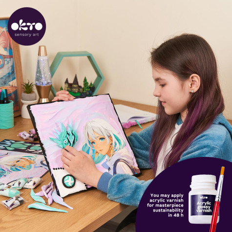 OKTO SENSORY ART výtvarná sada Manga 30x40 cm - Vzduch ~ 3