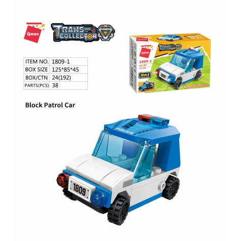 Qman City Tow Truck 1809 komplet 8v1 ~ 5