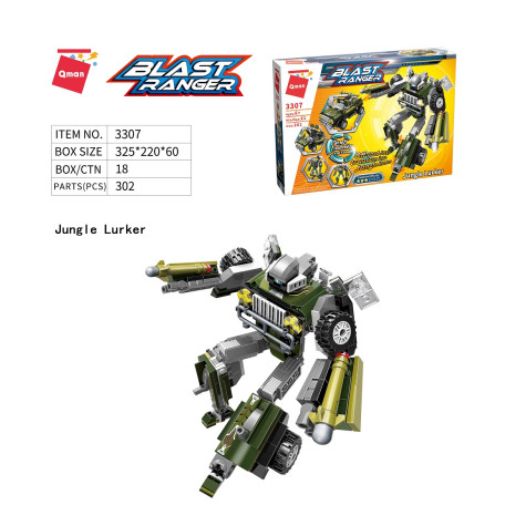 Qman Blast Ranger 3307 Jungle Lurker ~ 6