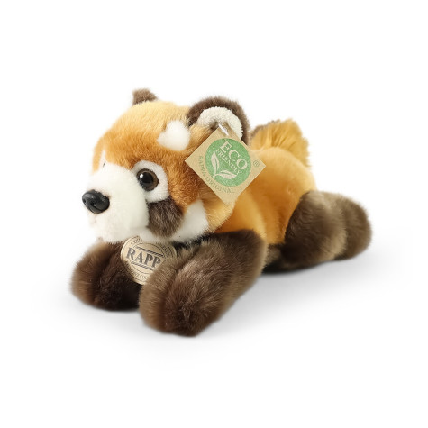 Rappa Plyšová panda červená ležící 20 cm ECO-FRIENDLY ~ 1