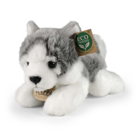 Rappa Plyšový pes husky ležící 20 cm ECO-FRIENDLY ~ 1