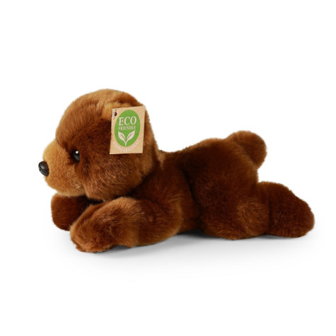 Rappa Plyšový medvěd hnědý ležící 20 cm ECO-FRIENDLY ~ 2