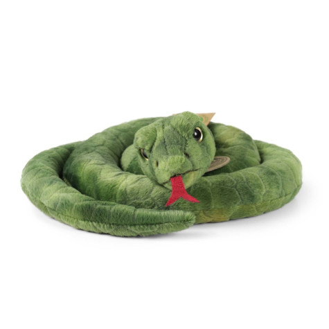 Rappa Plyšový had zelený 90 cm ECO-FRIENDLY ~ 2