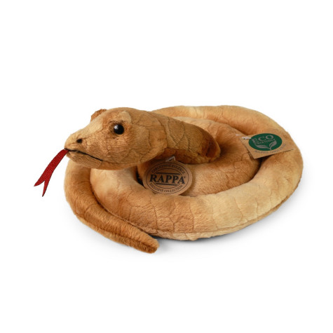 Rappa Plyšový had hnědý 90 cm ECO-FRIENDLY ~ 1