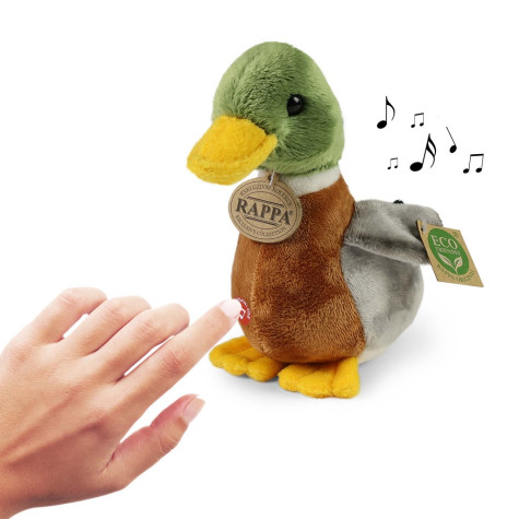 Rappa Plyšová kachna divoká se zvukem 22 cm ECO-FRIENDLY ~ 2