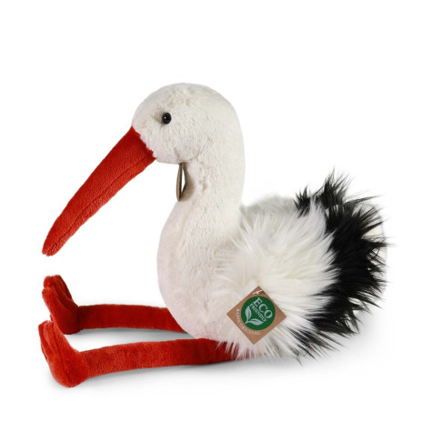 Rappa Plyšový pták čáp 39 cm ECO-FRIENDLY ~ 3