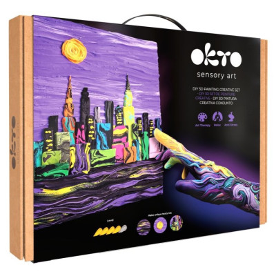 OKTO SENSORY ART výtvarná sada 30x40 cm - New York panorama