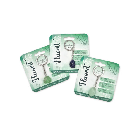 Nekupto Klíčenka s polodrahokamy Fluorit ~ 2