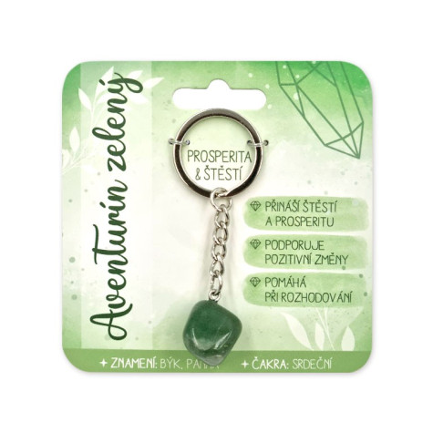 Nekupto Klíčenka s polodrahokamy Aventurín zelený ~ 1