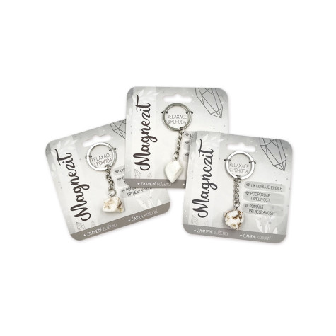Nekupto Klíčenka s polodrahokamy Magnezit ~ 2