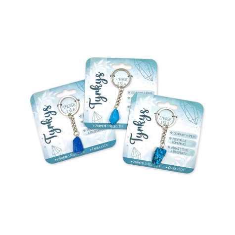 Nekupto Klíčenka s polodrahokamy Tyrkys ~ 2