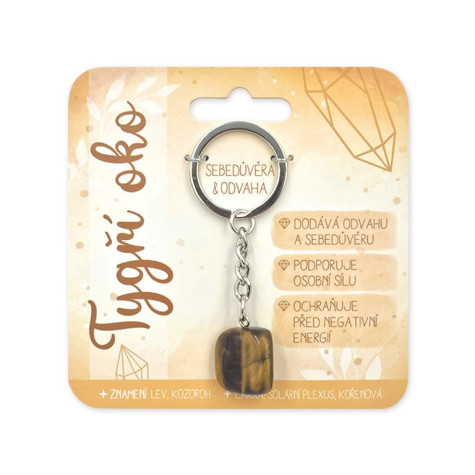 Nekupto Klíčenka s polodrahokamy Tygří oko ~ 1