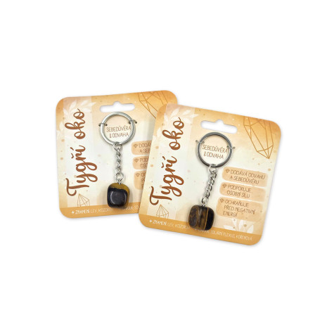 Nekupto Klíčenka s polodrahokamy Tygří oko ~ 2