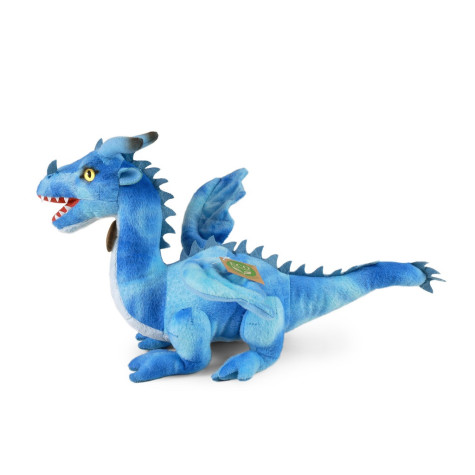 Rappa Plyšový drak 40 cm modrý ECO-FRIENDLY ~ 3