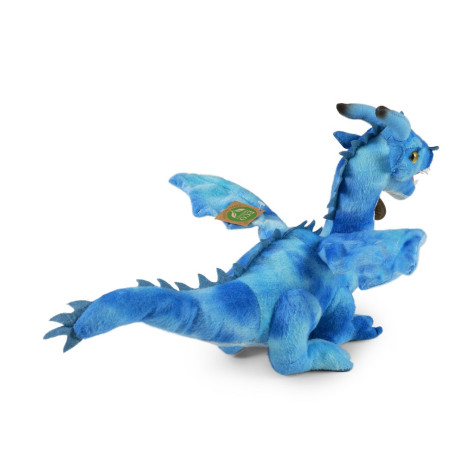 Rappa Plyšový drak 40 cm modrý ECO-FRIENDLY ~ 4