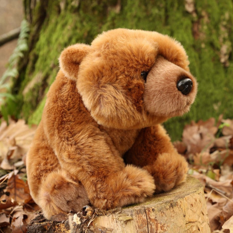 Rappa Plyšový medvěd grizzly sedící 30 cm ECO-FRIENDLY ~ 5