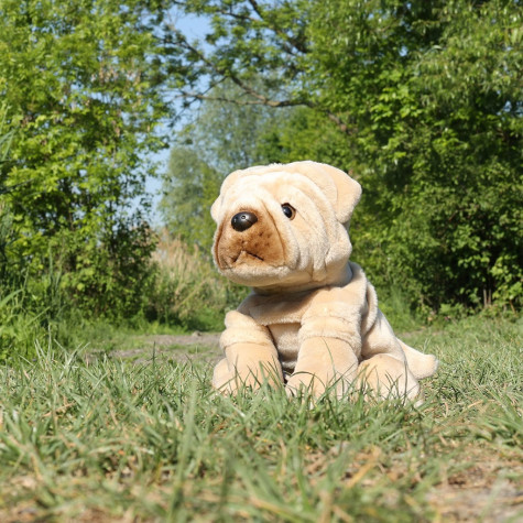 Rappa Plyšový pes šarpej 30 cm ECO-FRIENDLY ~ 5