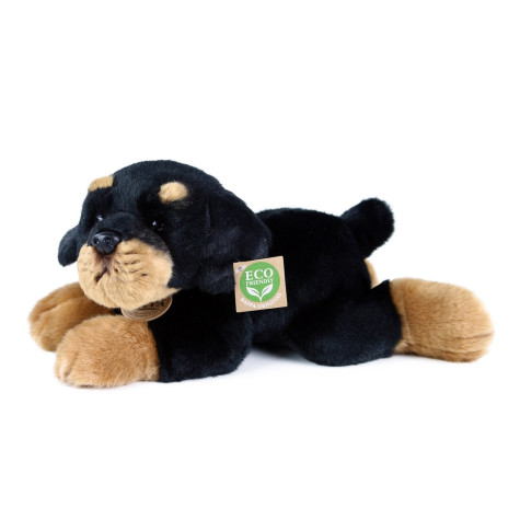 Rappa Plyšový pes rotvajler ležící 30 cm ECO-FRIENDLY ~ 2