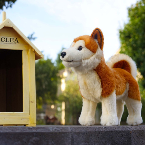 Rappa Plyšový pes akita inu 30 cm ECO-FRIENDLY ~ 5