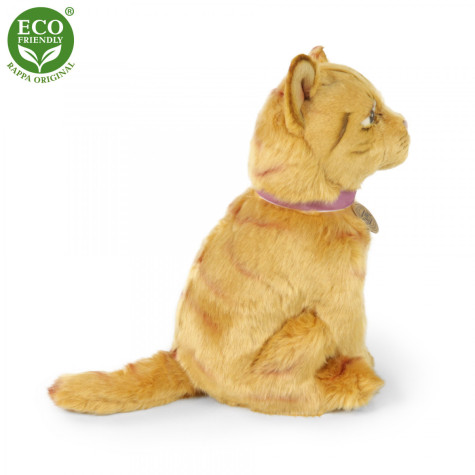 Rappa Plyšová kočka hnědá 25 cm ECO-FRIENDLY ~ 3