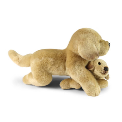 Rappa Plyšový labrador s miminkem ležící 25 cm ECO-FRIENDLY ~ 3