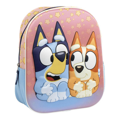Dětský batoh růžový 3D Bluey