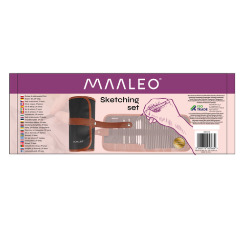 Sada na malování a skicování 29 ks Maaleo 26134 ~ 9