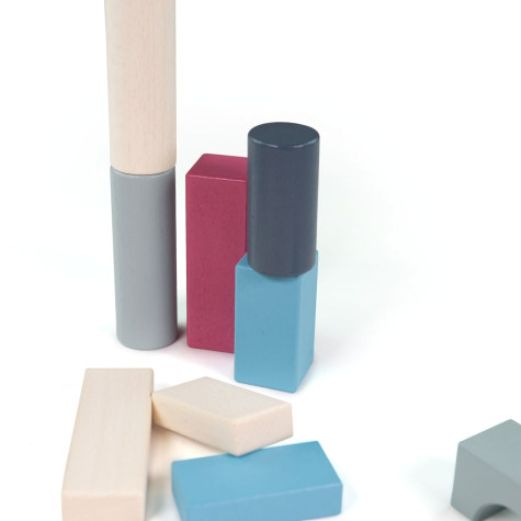 Bigjigs Toys Kyblík s kostkami 50 ks ~ 4