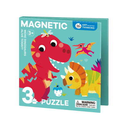 Jarmelo Magnetické svítící puzzle 3v1 Dinosauři