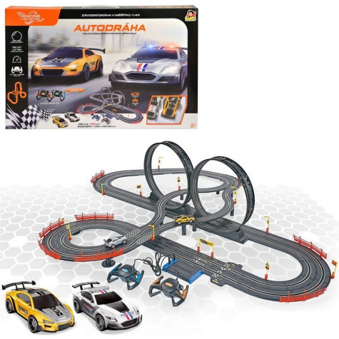 MaDe Autodráha 790 cm Velká cena sportovních speciálů 2 auta ~ 1